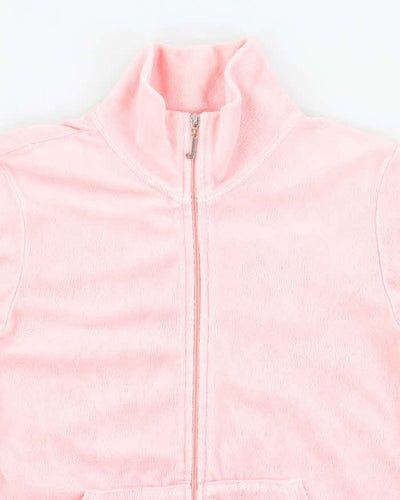 Vintage Y2k 00s Juicy Couture Zip-Up Jumper - M