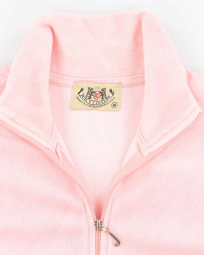 Vintage Y2k 00s Juicy Couture Zip-Up Jumper - M