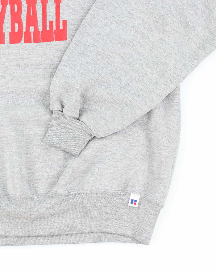 Vintage S.F.U Volleyball Grey Sweatshirt - XL