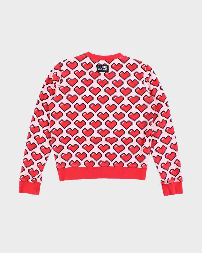 Vintage 00s Love Moschino All Over Print Sweatshirt - M