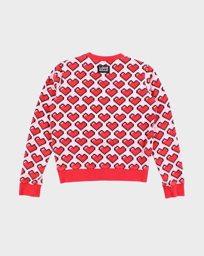 Vintage 00s Love Moschino All Over Print Sweatshirt - M
