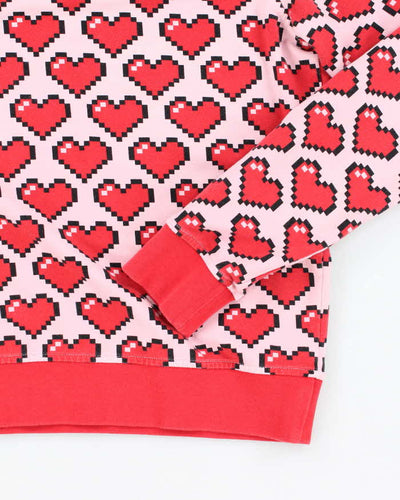 Vintage 00s Love Moschino All Over Print Sweatshirt - M