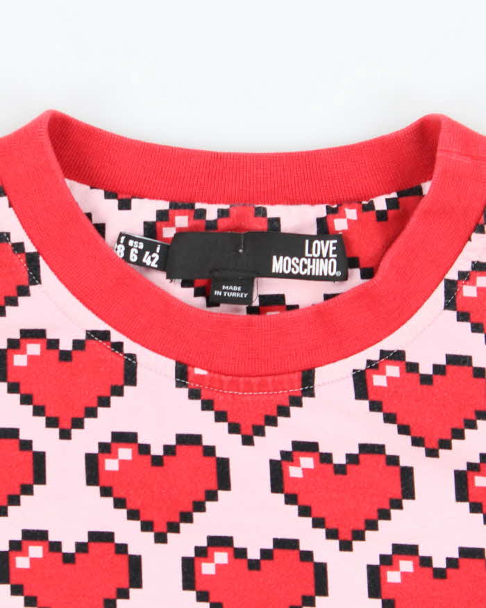 Vintage 00s Love Moschino All Over Print Sweatshirt - M