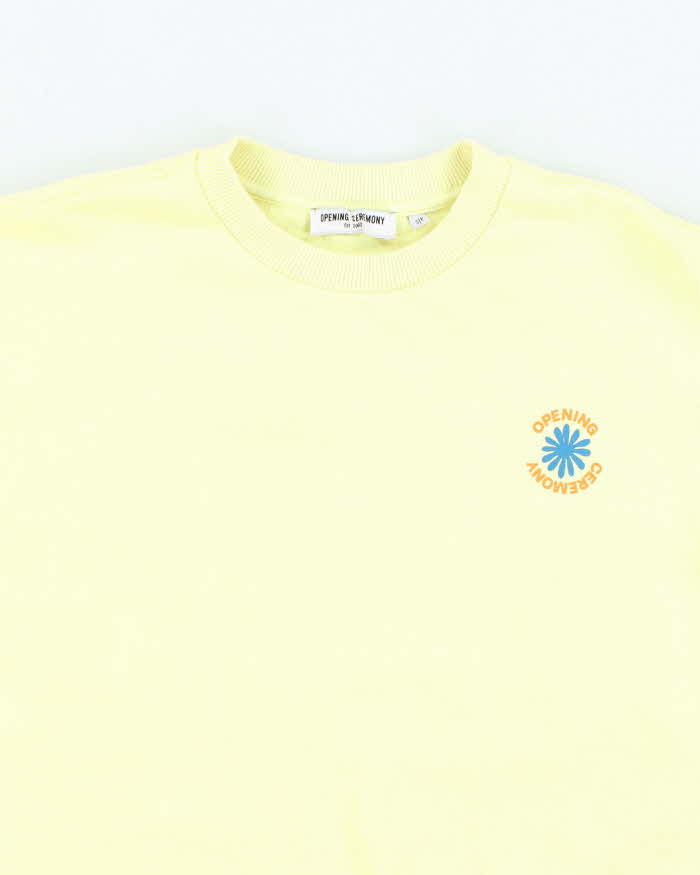 Vintage Opening Ceremony Yellow Sweatshirt - S