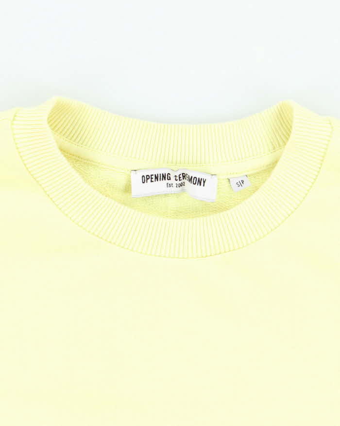 Vintage Opening Ceremony Yellow Sweatshirt - S