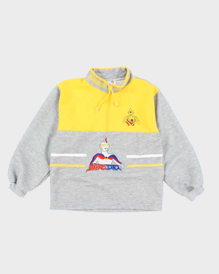 Vintage 90s Ultra Man Quarter-Zip Sweatshirt - XS