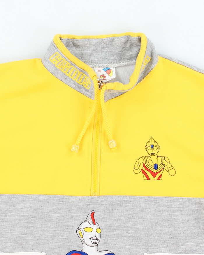 Vintage 90s Ultra Man Quarter-Zip Sweatshirt - XS