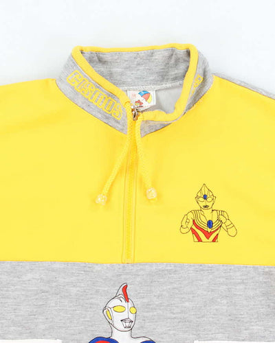 Vintage 90s Ultra Man Quarter-Zip Sweatshirt - XS