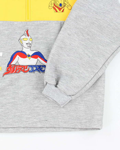 Vintage 90s Ultra Man Quarter-Zip Sweatshirt - XS