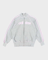 Vintage Y2k 00s Adidas Zip-Up Jumper - S