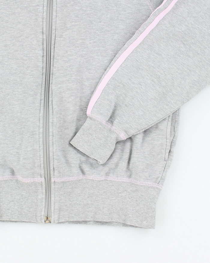 Vintage Y2k 00s Adidas Zip-Up Jumper - S