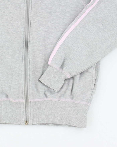 Vintage Y2k 00s Adidas Zip-Up Jumper - S