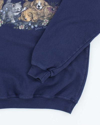 Vintage 2000's Northern Reflections Animals Graphic Sweatshirt - M