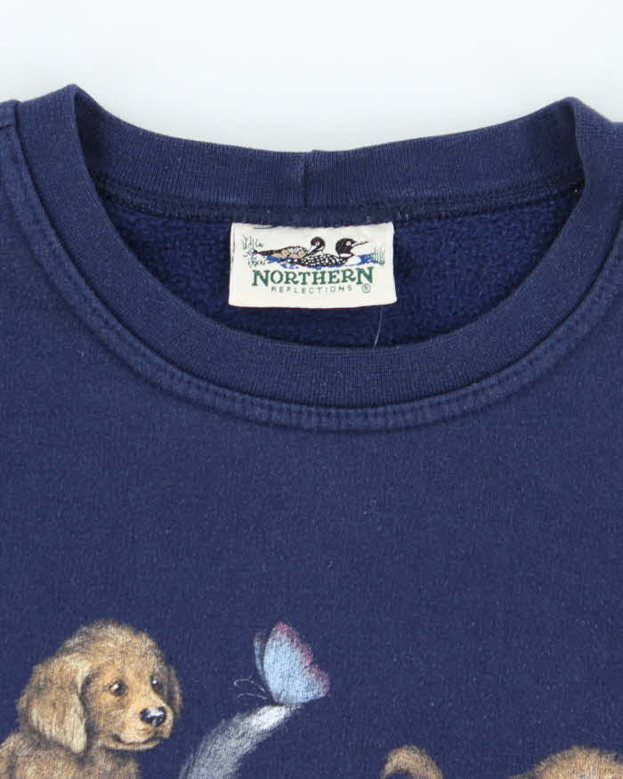 Vintage 2000's Northern Reflections Animals Graphic Sweatshirt - M
