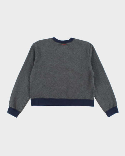 Vintage Y2K Tommy Girl Cropped Spell Out Sweatshirt - L