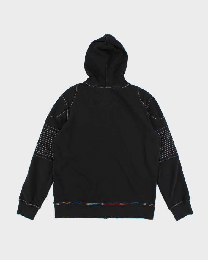 Vintage Y2K True Religion Contrast Stitch Zip Up Hoodie - M
