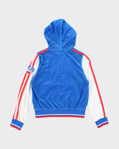 Vintage Y2K Women's Hardwood Classics New York Nets Zip Up Hoodie - S
