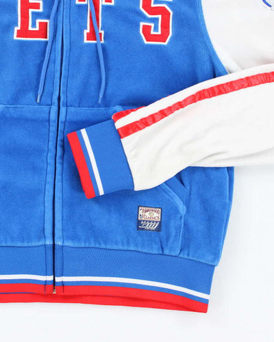 Vintage Y2K Women's Hardwood Classics New York Nets Zip Up Hoodie - S