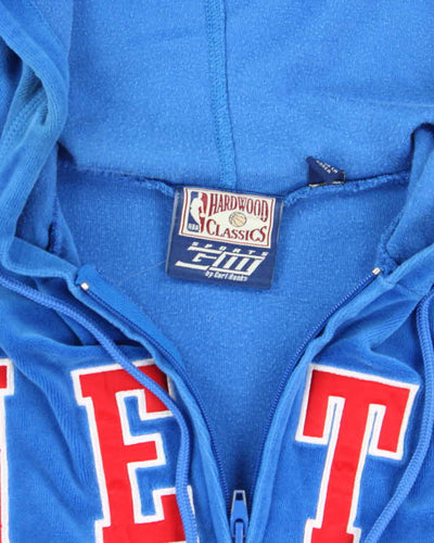 Vintage Y2K Women's Hardwood Classics New York Nets Zip Up Hoodie - S