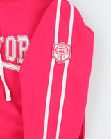 Vintage Y2K Women's New York Spell Out Zip Up Hoodie - L