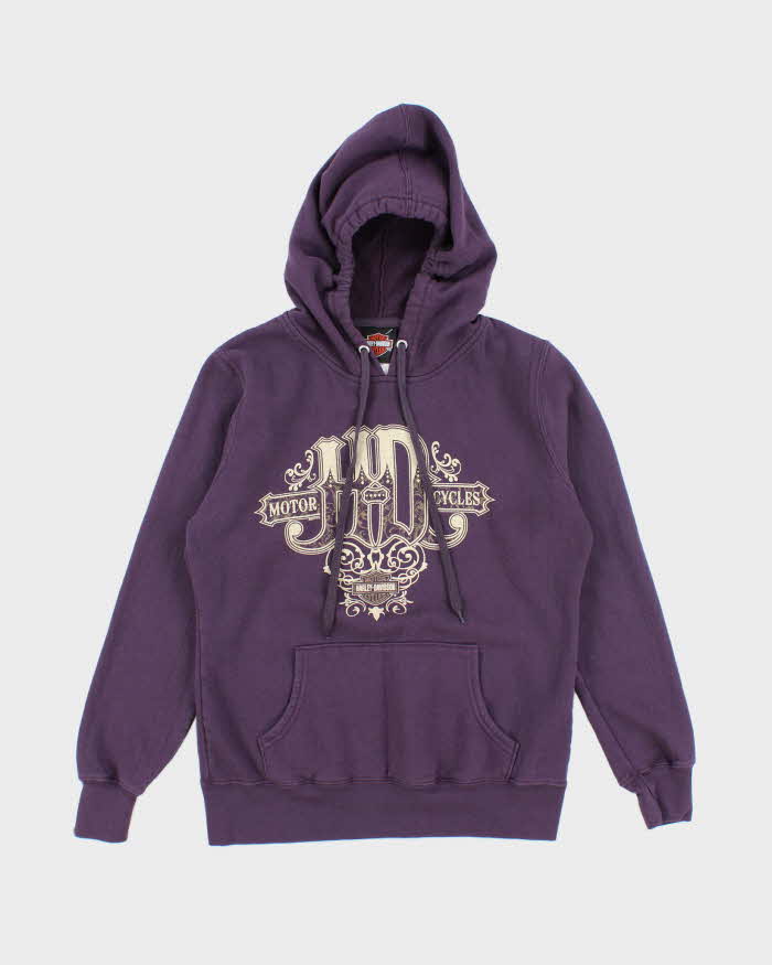 Vintage Y2K Women's Harley Davidson Graphic Print Hoodie - S