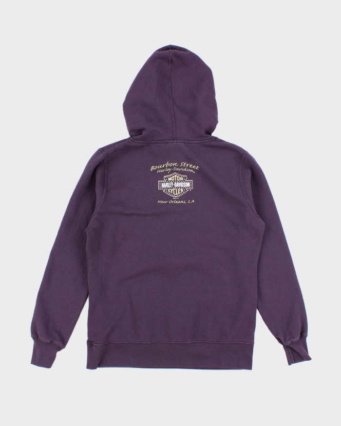 Vintage Y2K Women's Harley Davidson Graphic Print Hoodie - S