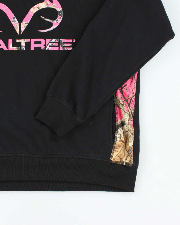 Vintage Y2K Women's Real Tree Pink Camouflage Logo Hoodie - M