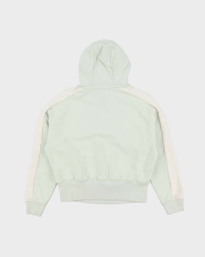 Vintage Y2K Women's Guess Spell Out Cropped Hoodie - M