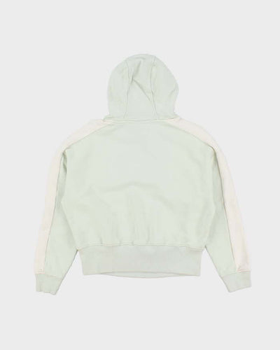 Vintage Y2K Women's Guess Spell Out Cropped Hoodie - M