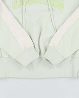 Vintage Y2K Women's Guess Spell Out Cropped Hoodie - M