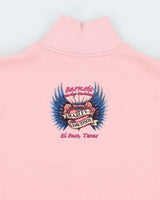 Vintage Y2k 00s Harley Davidson Pink Zip-Up Jumper - L