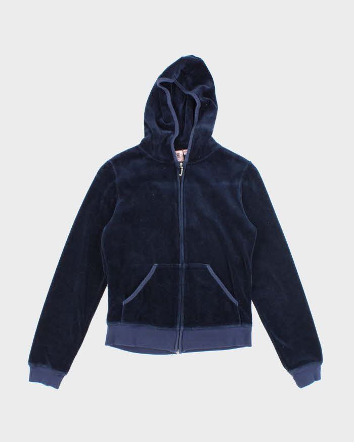 Vintage Y2k 00s Juicy Couture Zip-Up Hoodie - S