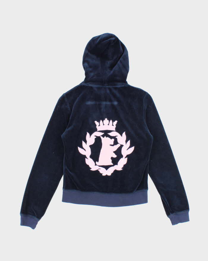 Vintage Y2k 00s Juicy Couture Zip-Up Hoodie - S
