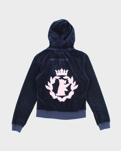 Vintage Y2k 00s Juicy Couture Zip-Up Hoodie - S