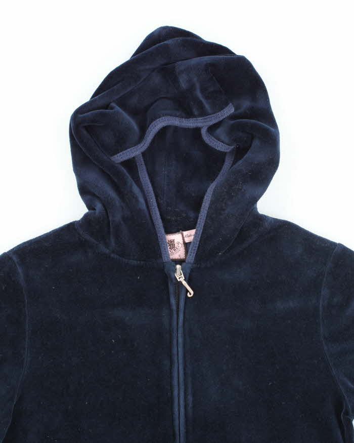 Vintage Y2k 00s Juicy Couture Zip-Up Hoodie - S