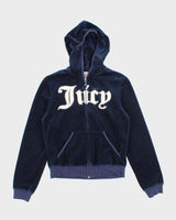 Vintage Y2k 00s Juicy Couture Zip-Up Hoodie - L