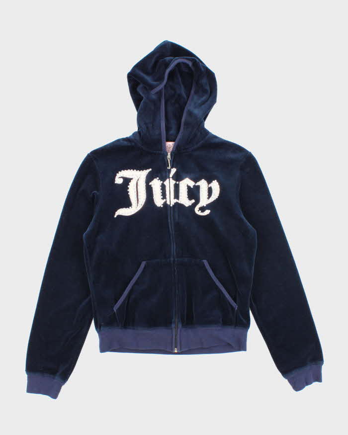 Vintage Y2k 00s Juicy Couture Zip-Up Hoodie - L