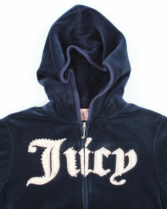 Vintage Y2k 00s Juicy Couture Zip-Up Hoodie - L