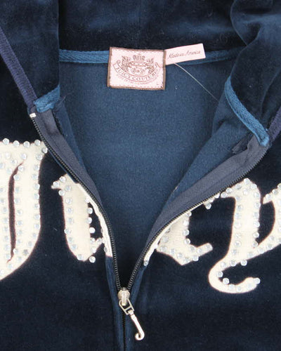 Vintage Y2k 00s Juicy Couture Zip-Up Hoodie - L