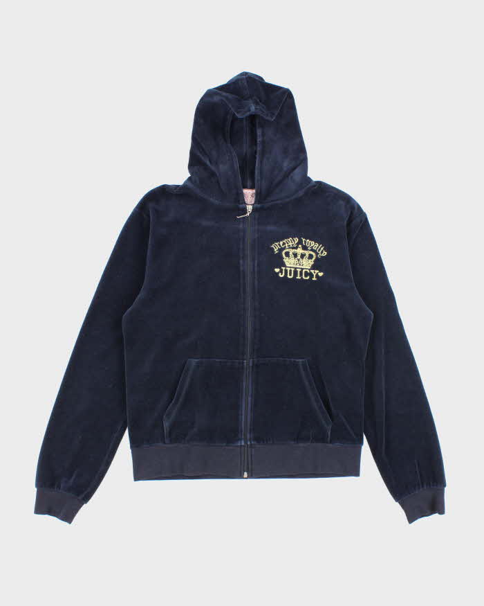 Vintage Y2k 00s Juicy Couture Zip-Up Hoodie - XXL