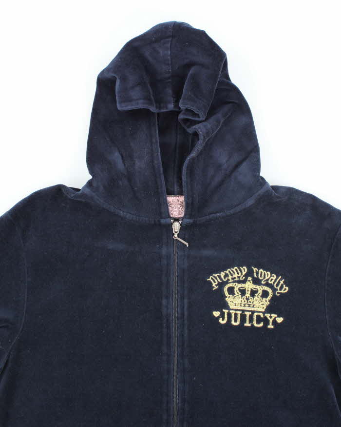 Vintage Y2k 00s Juicy Couture Zip-Up Hoodie - XXL