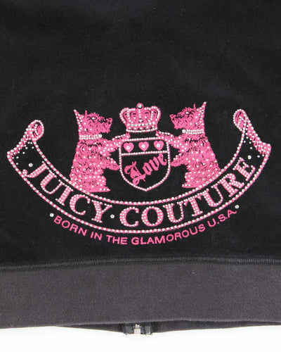 Vintage Y2k 00s Juicy Couture Zip-Up Hoodie - M