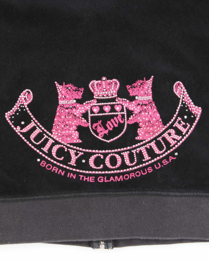Vintage Y2k 00s Juicy Couture Zip-Up Hoodie - M