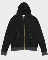Vintage Y2k 00s Juicy Couture Oversized Zip-Up Hoodie - M