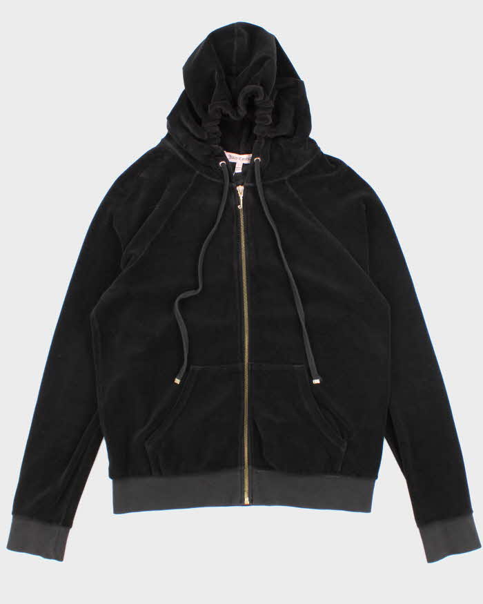 Vintage Y2k 00s Juicy Couture Oversized Zip-Up Hoodie - M