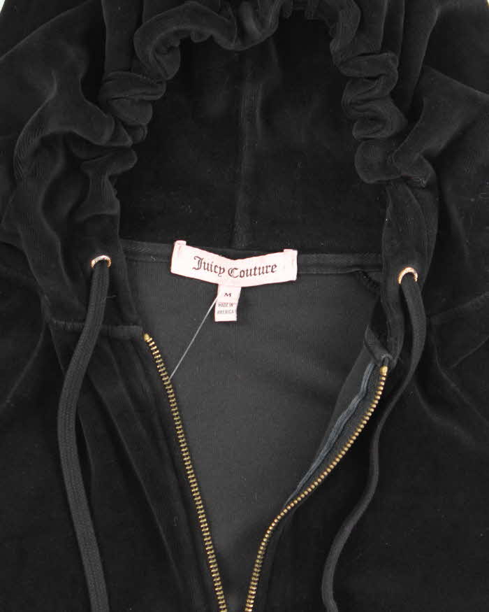 Vintage Y2k 00s Juicy Couture Oversized Zip-Up Hoodie - M
