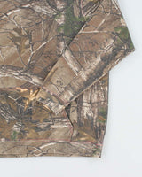 Vintage Y2K Women's Real Tree Contrast Stitch Camouflage Hoodie - XL