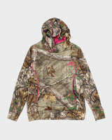 Vintage Y2K Women's Real Tree Embroidered Logo Camouflage Hoodie - S