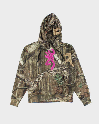 Vintage Y2K Women's Browning Camouflage Hoodie - S