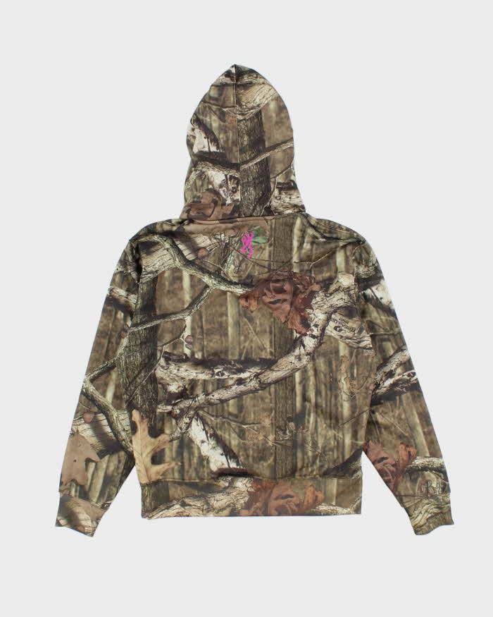 Vintage Y2K Women's Browning Camouflage Hoodie - S